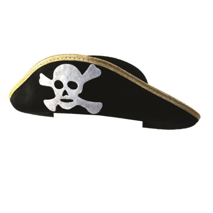RUBIES Chapeau de Pirate - Taille unique - Accessoire de déguisement