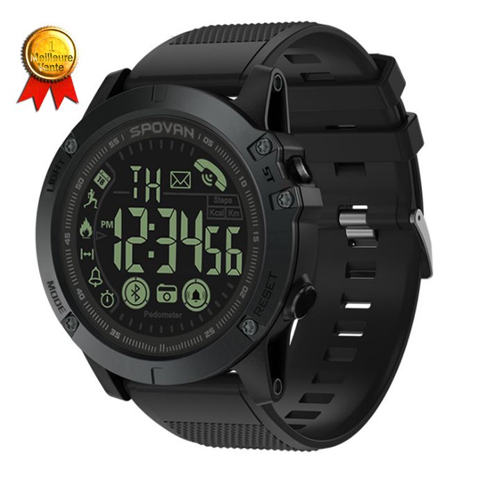 TD® montres intelligentes PR1 longue veille IP68 mouvement podomètre étanche Bluetooth Smart