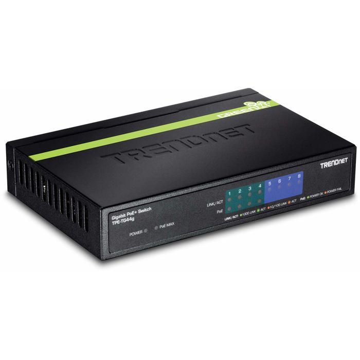 TRENDnet TPE-TG50g - Switch 5 ports Gigabit PoE+ (