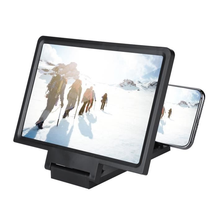 Support d'amplificateur d'écran de Loupe 3D HD de téléphone portable Loupe vidéo pour téléphone portable -OLL -QUT -YNF