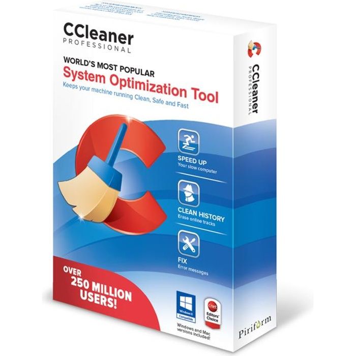 Ccleaner Professional 2023 – CCleaner – Version Portable – Optimisation PC – Windows 10/11 – Valide à Vie