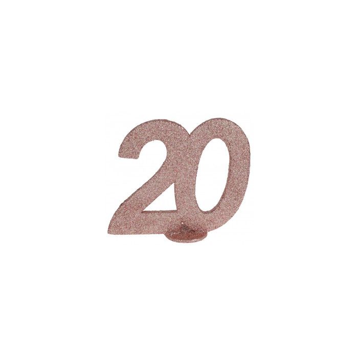 Chiffre Anniversaire Décoratif Rose Gold - 50 Ans, Pour Décoration De Table Et Fête