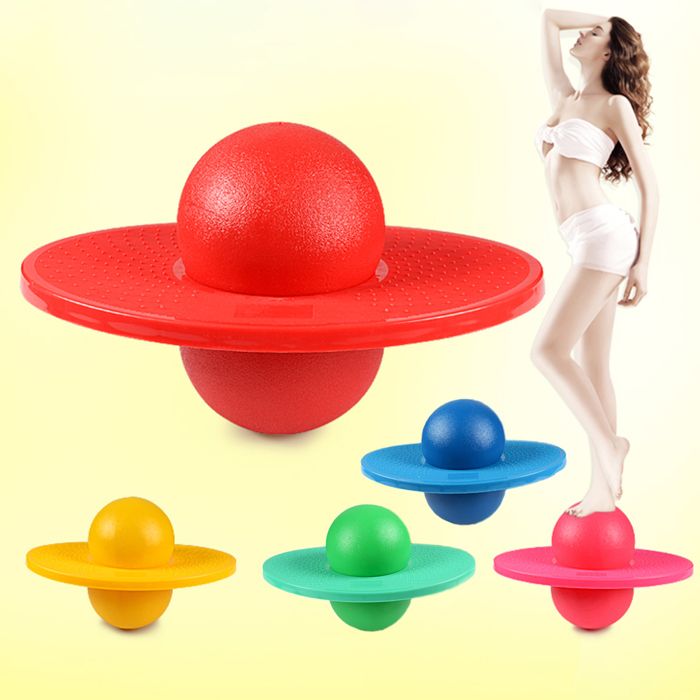Ballon Sauteur Enfant Gonflable Avec Poignées - Support 80 Kg, PVC Résistant | Pour Intérieur/Extérieur, Dès 2 Ans