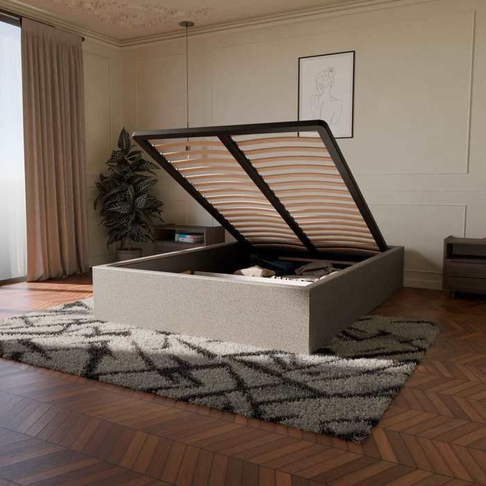 Pack sommier coffre anthracite et matelas hybride 160x200 épais 30cm - Célia & Victoria - Morphea