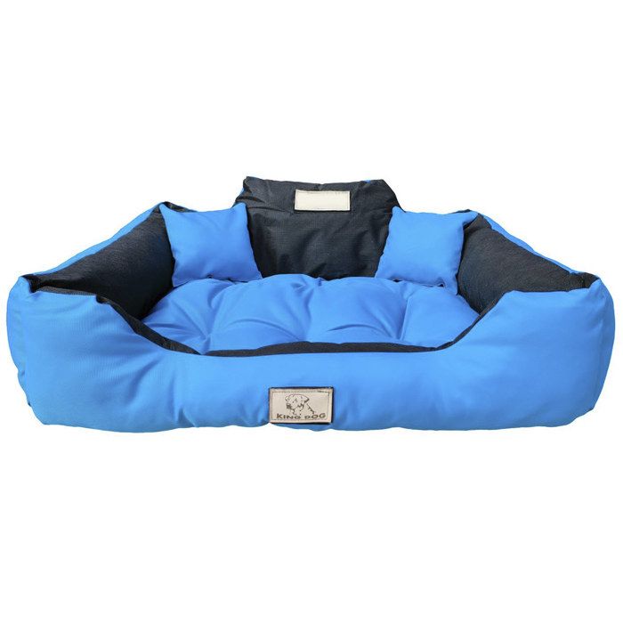 Meilleurs prix pour Lit Pour Chien EDANTI 55x45 cm Emplacement Pour Nom Imperméable Bleu