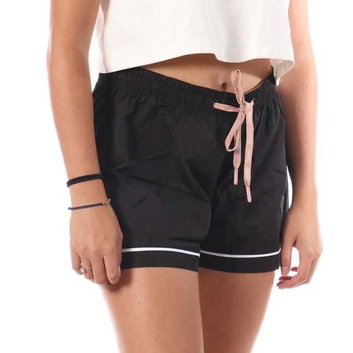 Short En Lin Noir Pour Femme - Collection Limitée M&S - Taille 12
