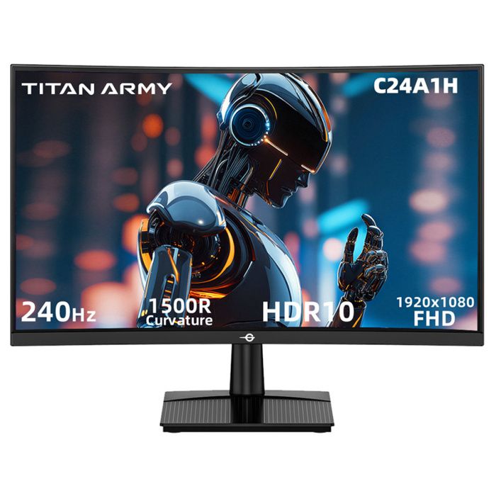 TITAN ARMY C24A1H Moniteur Gaming 24 R1500 VA FHD 240Hz UE Neuf - vue 4