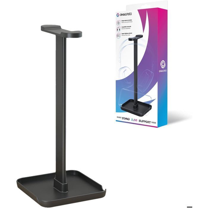 Support casque universel Oniverse – 2 en 1 smartphone – Base antidérapante – Installation facile - vue 2