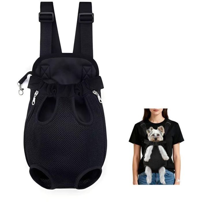 Sac à Dos pour Animaux de CompagnieSac Transport Chien Chat RespirantPet Travel BackpackSacs de Voyage Animaux RéglableM