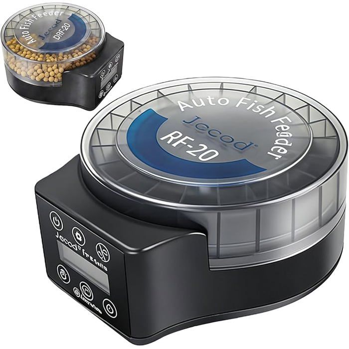 Distributeur automatique de nourriture pour aquarium distributeur automatique de nourriture pour poisson avec minuteur 140ML 6