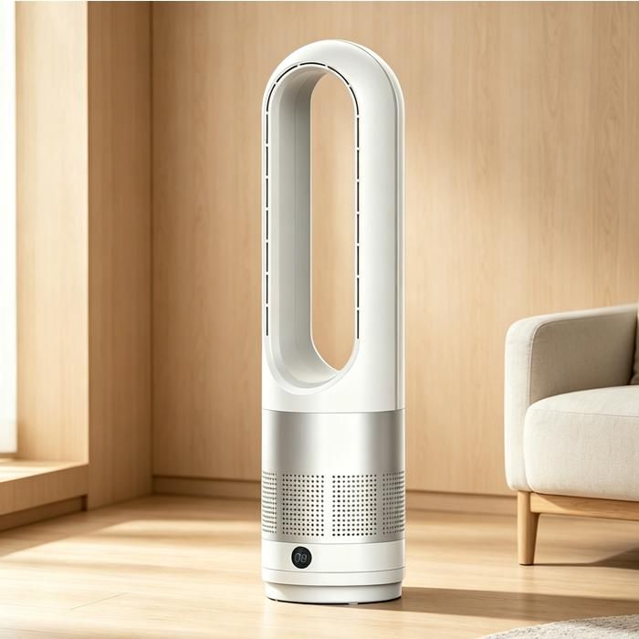 Ventilateur vertical domestique balançoire à 80 ° ventilateur sans pale