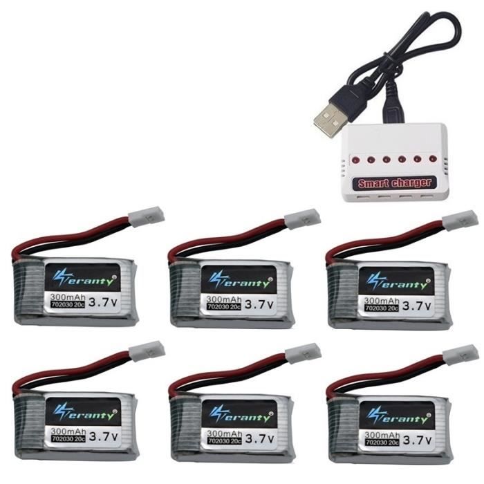 Syma Helicopter 4 X 3.7V 500mAh 25C Lipo Battery For Syma X5C 4 In