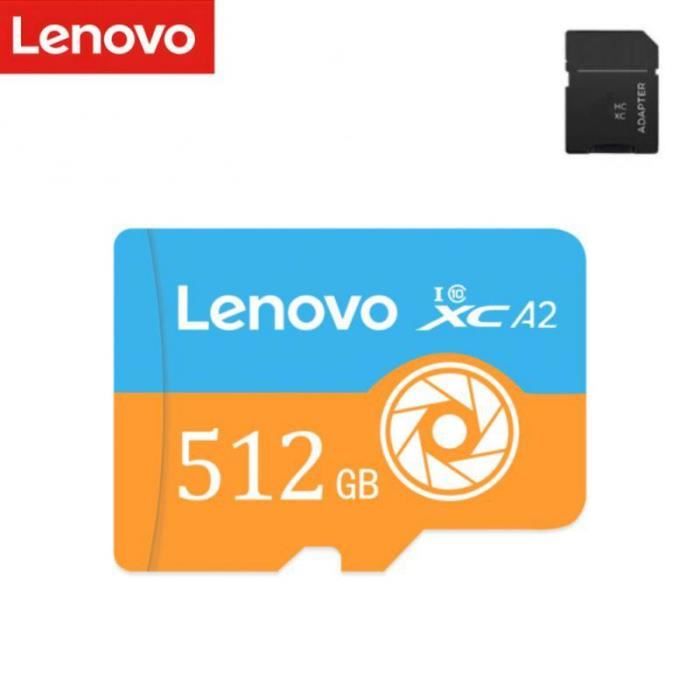 Lenovo-Carte Micro SD Classe 10,2 To,1 To,512 Go,256 Go,Carte