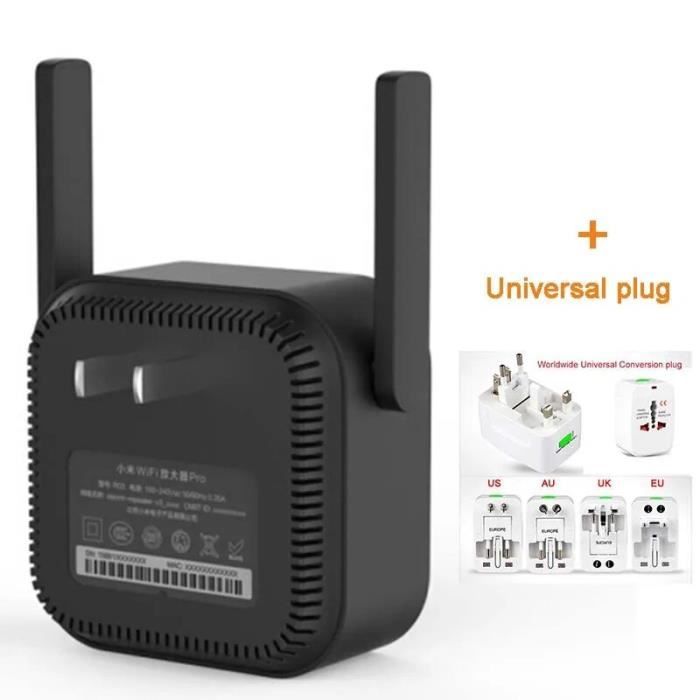 Xiaomi Xiaomi MI Répéteur (amplificateur) Wifi Pro 300Mbps - Noir - Prix pas cher | SN Xiaomi Xiaomi MI Répéteur (amplificateur) Wifi Pro 300Mbps - Noir - Prix pas cher | SN