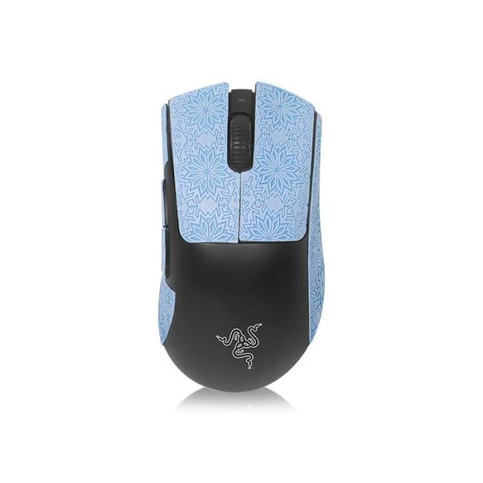 Kwmobile Bande Antidérapante Compatible Razer DeathAdder V2 Mini - Similicuir Noir