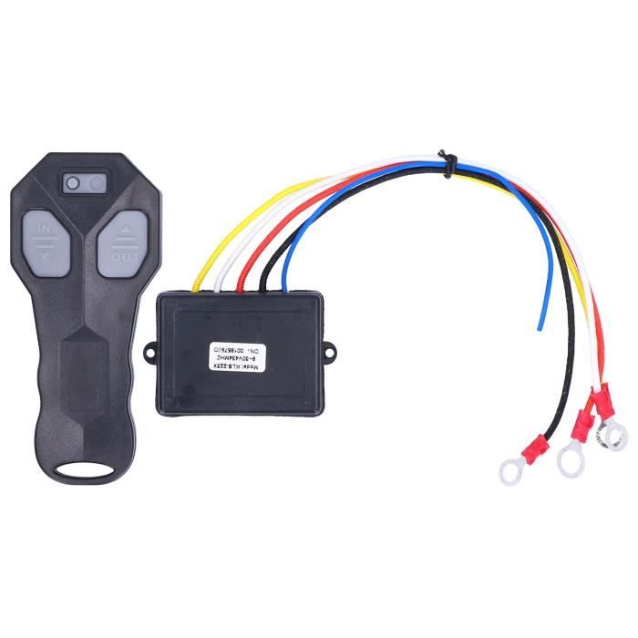 LIEBMAYA Kit de contrôle à Distance sans Fil pour Camion Jeep ATV SUV 12V Combiné à commutateur - avec Deux télécommandes pour Trousseau