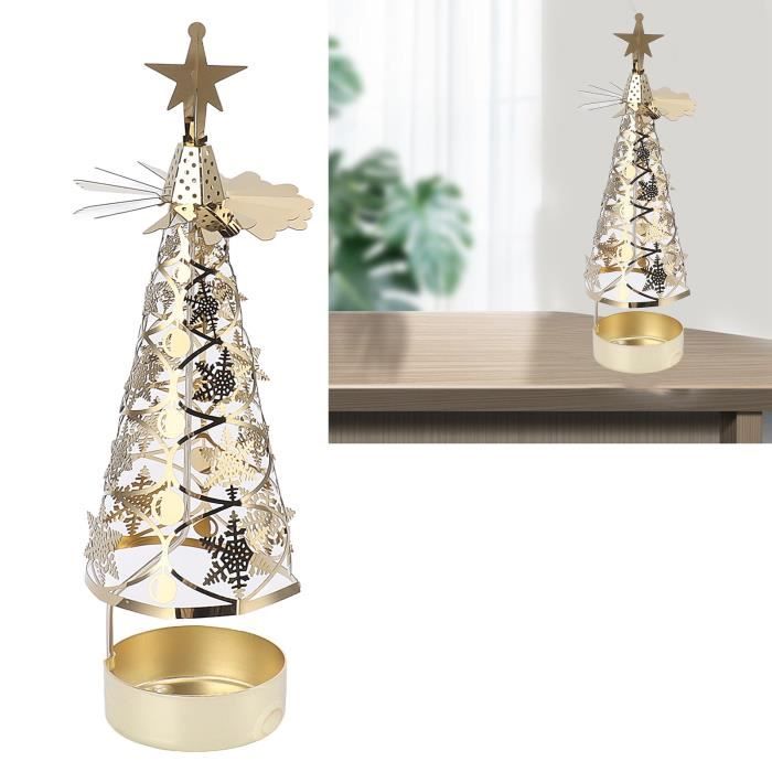 Holzsammlung Chandelier Rotatif, Européen Romantique Bougeoir Rotatif