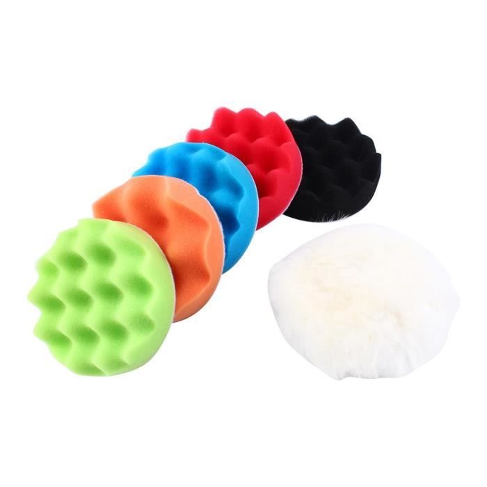 3 Éponges De Polissage Microfibre - Applicateur Cire, Vernis - Pour Voiture Ou Surfaces Peintes
