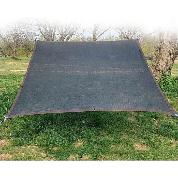 Filet D'Ombrage HAGA 2m X 5m 60% Vert - Protection Solaire Serre Jardin Clôture