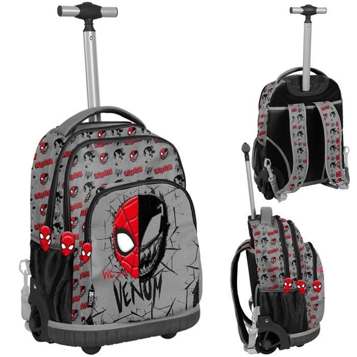 Paso Sac dos scolaire Cartable roulettes Spiderman Venom