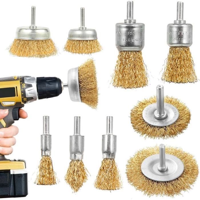 Brosse Nettoyage – Poils Solides et Manche Indestructible 100% Plastique recyclé pour Nettoyer, & Récurer les Extérieur