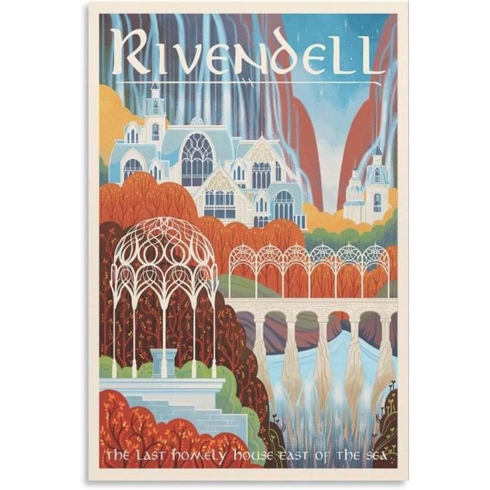 Poster Toile Vintage Central Park New York - Décoration Murale 20x30 Cm Pour Salon Ou Chambre