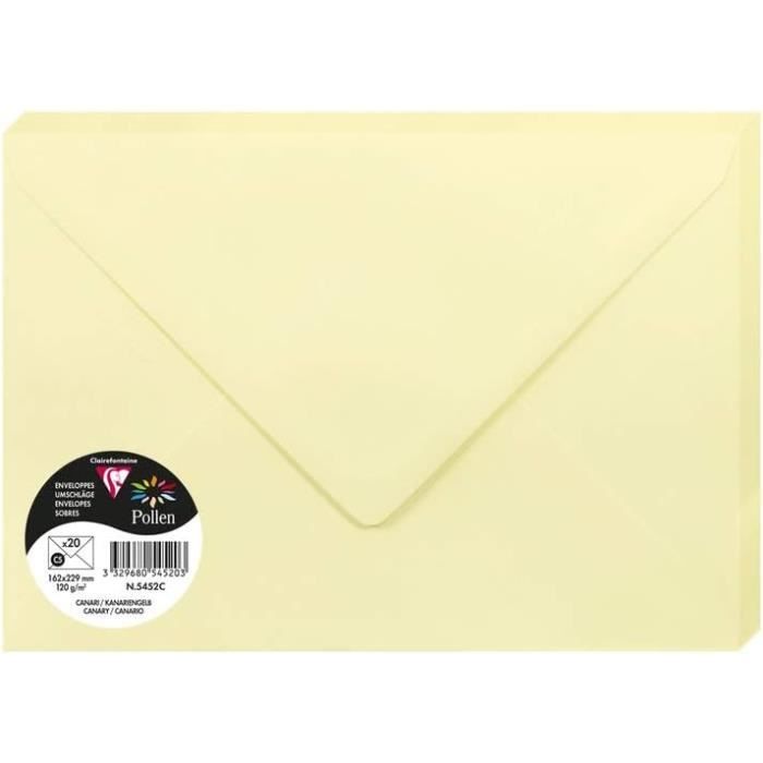 Lalo 19401L - Un Paquet Sous Film De 25 Enveloppes Gommées Blanches