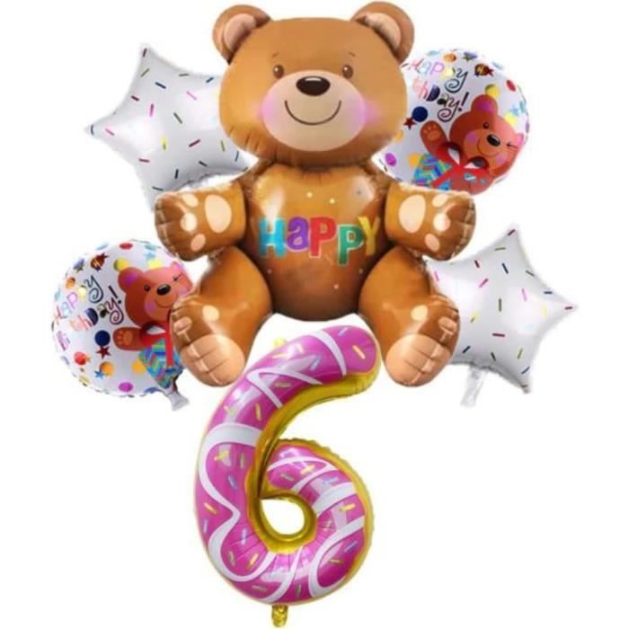 Ballons En Papier D'aluminium Happy Birthday Grand,Ballons D'anniversaire Gonflable,Gâteau, Cadeau,Décoration De Fête Avec Motif Coloré Pour Les Anniversaires Des Enfants Et Des Adultes-2pc