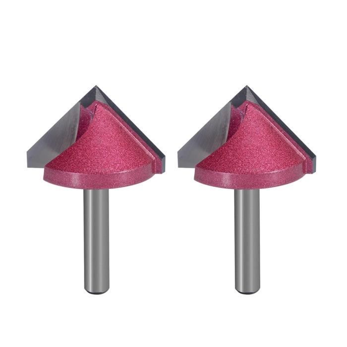 Lot De 2 Gabarits De Défonceuse D'angle 8 En 1 Pour Le Travail Du Bois R10 R15 R20 R25 R30 R35 R40 R50 97078054