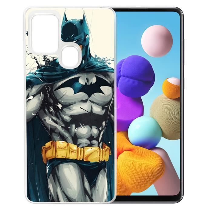 Coque pour Samsung Galaxy A21s - Batman Paint Art