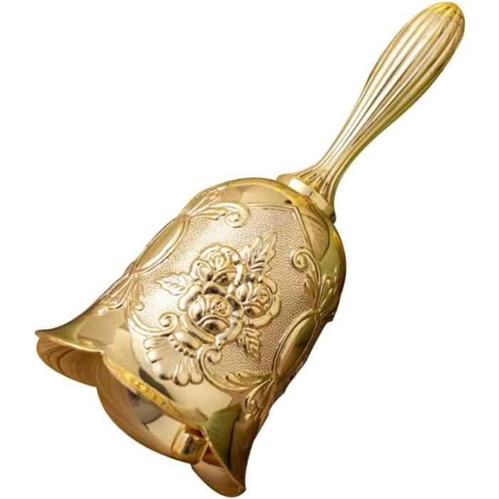 Clochette De Table En Métal - Son Clair Et Fort Pour Restaurant, Mariage, Classe Ou Décoration