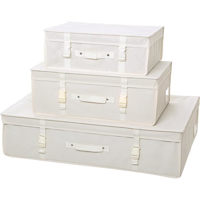 Bo te de rangement de voyage pour robe de mari e avec tissu sans