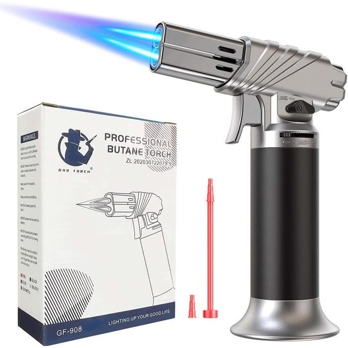 Briquet De Cuisine, Briquet De Cuisine, Flamme Réglable Avec Verrou De