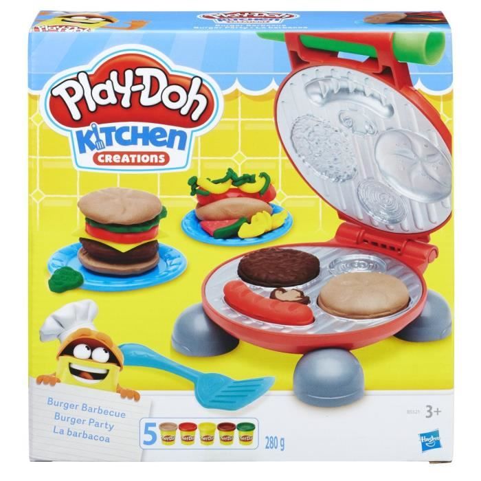 Jeu de loisirs créatifs - Play-Doh - Burger Party - Pâte à modeler - Mixte - A partir de 3 ans
