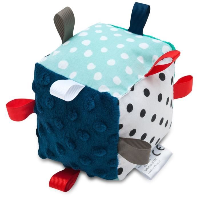 Lajlo Sensocube Cube Sensoriel Des La Naissance Developpe Les Sens De Bebe Tissus Oeko Tex Fait Main Lavable Vert Cdiscount Puericulture Eveil Bebe