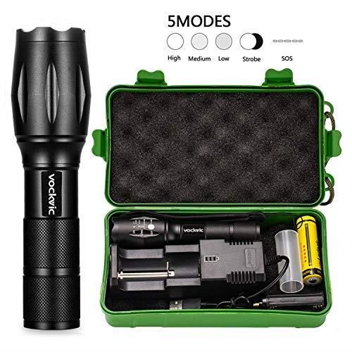 10000LM XML T6 Lampe de poche domicile Éclairage zoomable Torche 18650 batterie