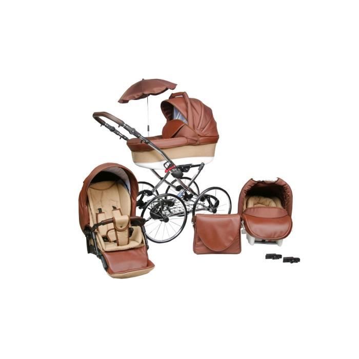 Poussette discount simili cuir