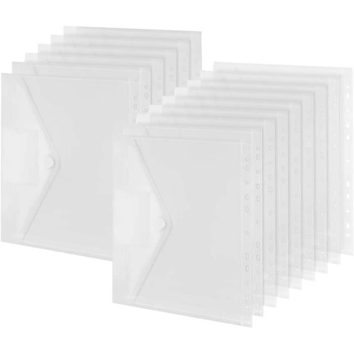 La pochette en plastique au format A4 peut contenir jusqu'?� 150 feuilles de papier. - Cdiscount 