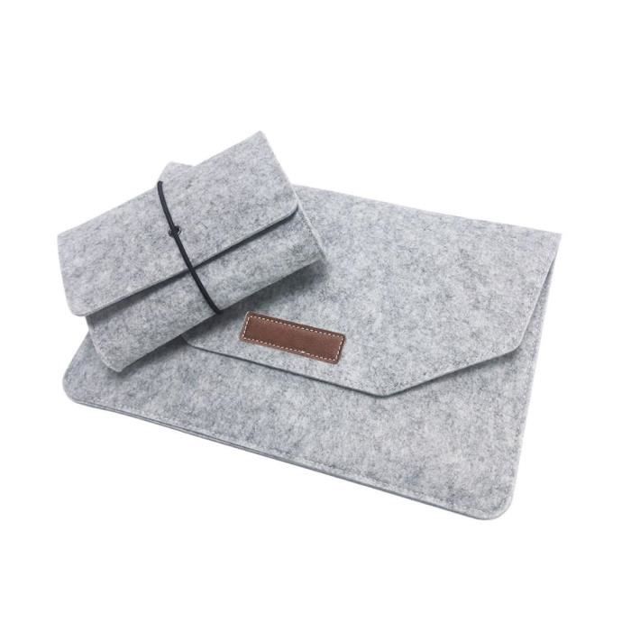 Pochette ordinateur hot sale feutre