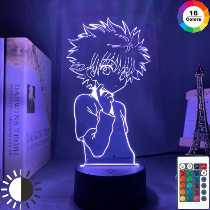 3D Illusion Lampe Led Veilleuse Anime Hunter X Hunter Pour Enfants Chambre  D'Enfant Décor Manga Cadeau Hunter X Hunter - Cdiscount Maison