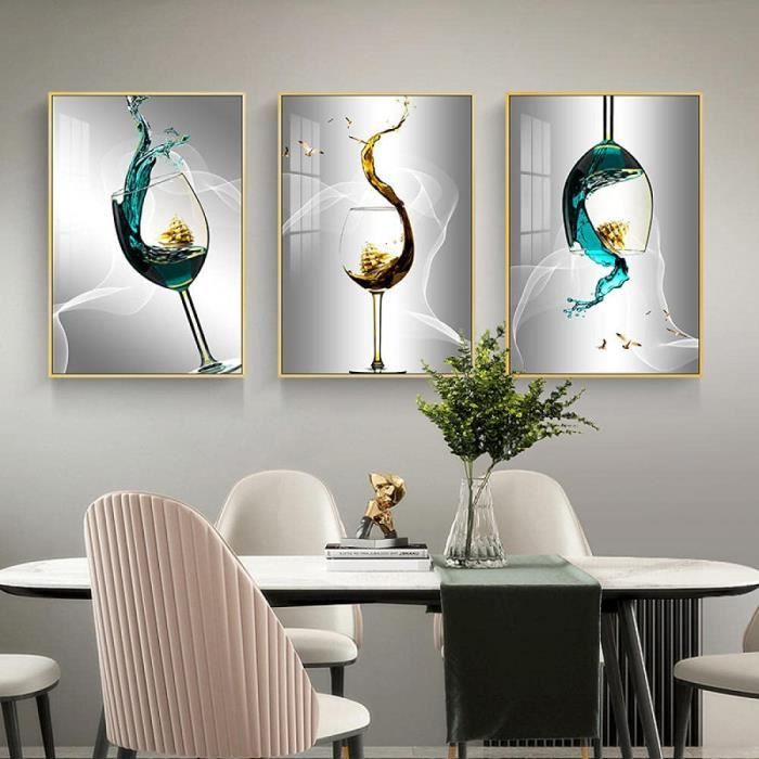 Economiser De L Eau Citations De Boisson Mur Art Toile Peinture 3 Pieces Affiches Impressions Verres A Vin Voilier 60x80cmx3 646 Cdiscount Maison