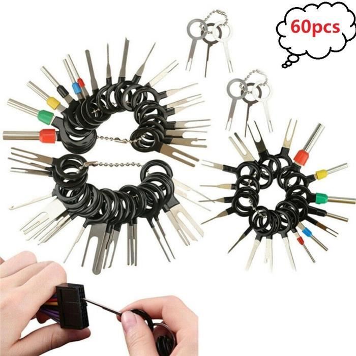 Kit 14 Extracteurs De Broches Pour Câblage Auto - Outils En Inox, Pour Connecteurs De Voiture, Neuf