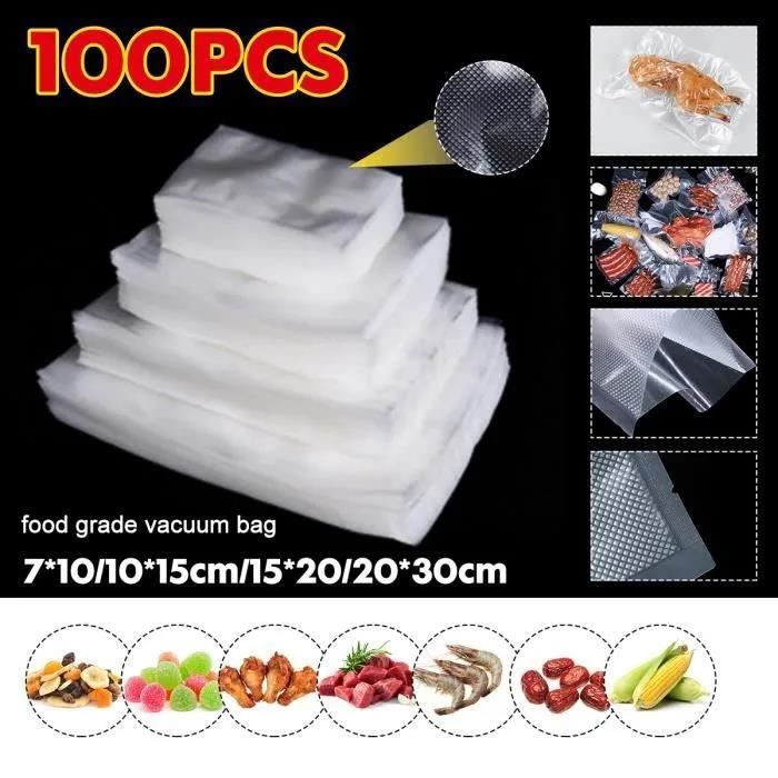 100PCS Sac Sous Vide Gaufr s Alimentaire Cuisson Pour Machine Sous Vide 10x15cm