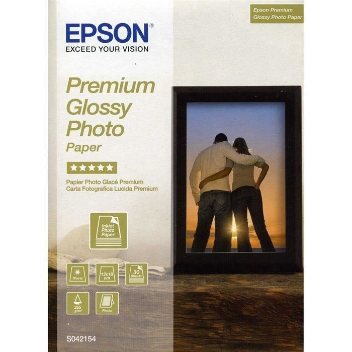 Papier Photo Premium Brillant EPSON - 130x180mm - 30 feuilles