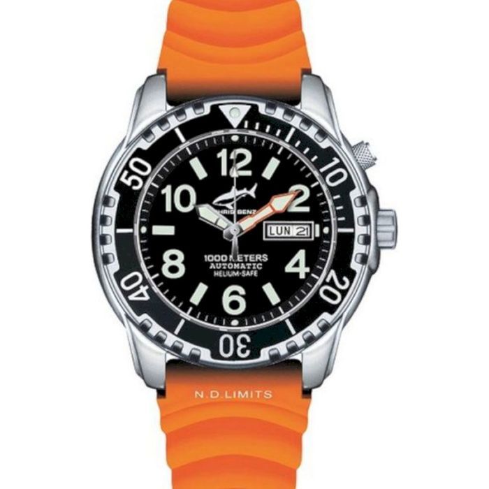 Chris Benz Montre Femme Homme Mixte CB-1000A-S-KBO Automatiques Montre de