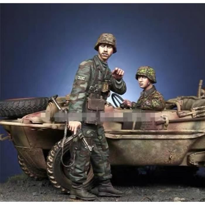 Maquette Résine 1/35 WWII - Camion Et Remorque - Scale Model Accessories - Rare