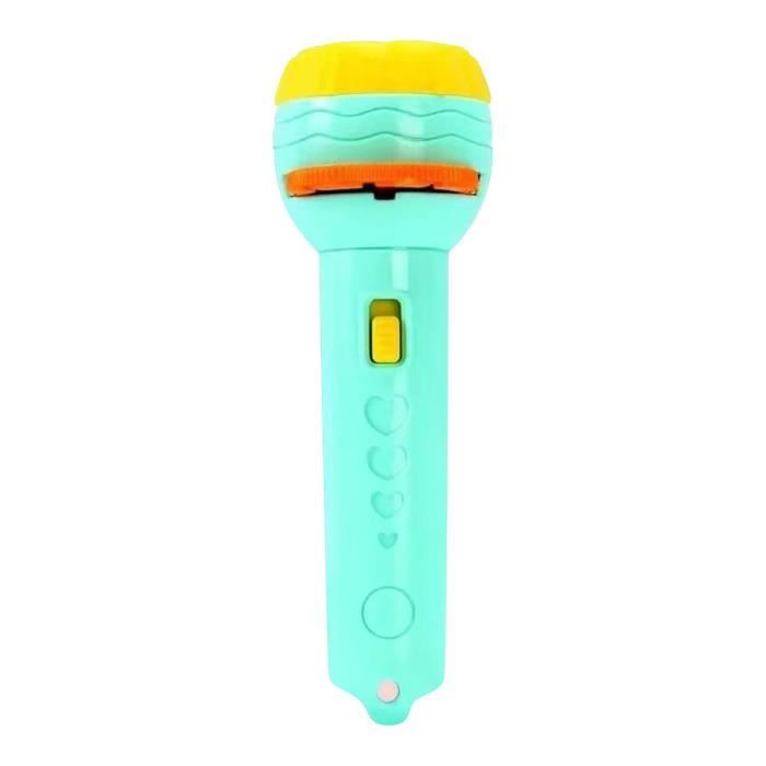 Lampe Torche Projecteur Enfant – 40 Motifs Lumineux, ABS 11,5 Cm, Veilleuse éducative, Cadeau Noël Ou Anniversaire