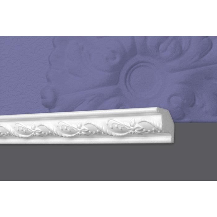 Decosa Moulure S100 70 x 70 mm longueur 2 m Sylvia