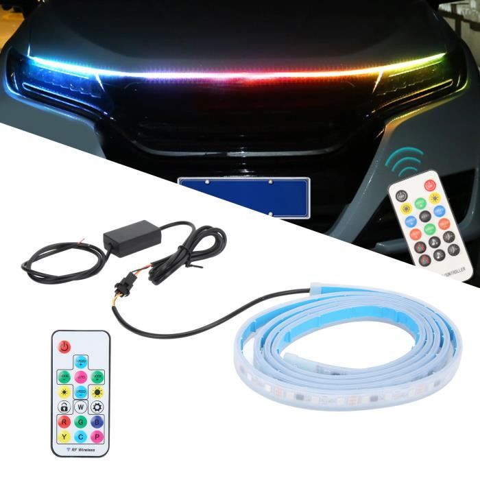 Dioche Ruban LED flexible pour voiture - Luminosité élevée - Contrôle à  distance - Imperméable - Installation facile - Cdiscount Maison