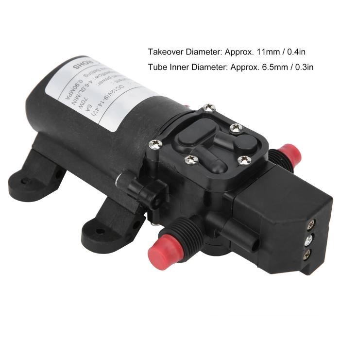 Pompe à Eau 12V 100W Auto-amorçante - 8L/min, 160 PSI, Pour Lavage Voiture, Arrosage, Systèmes Solaires - 3